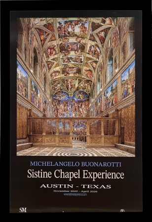 Sistine Chapel Poster by artist Michelangelo Buonarotti